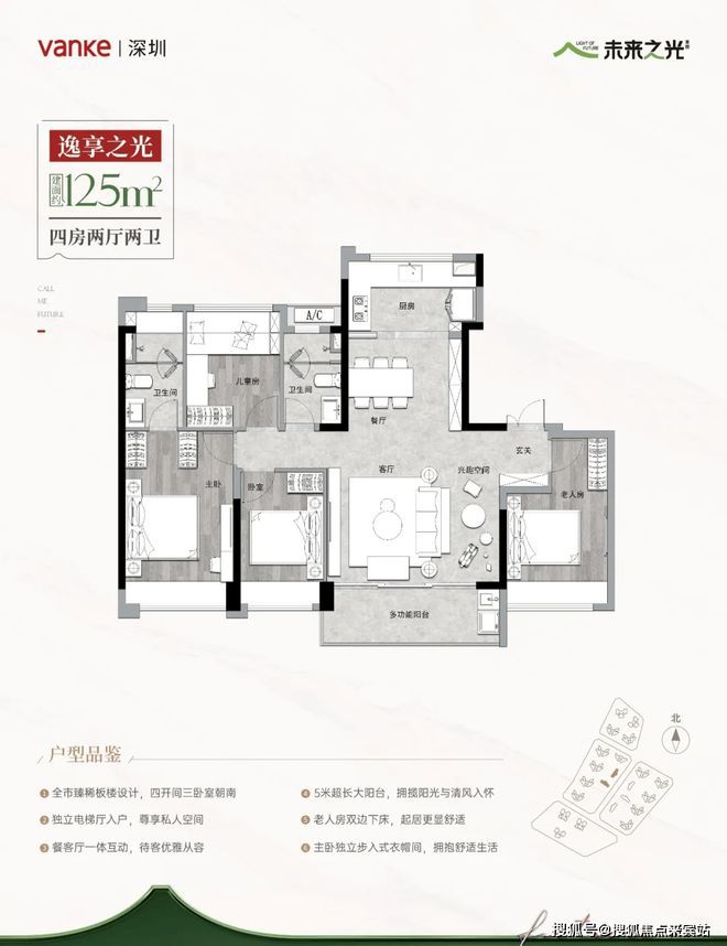 开云网址万科未来之光2024(最新)楼盘简介-房价-户型-交房-配套-学校(图6)