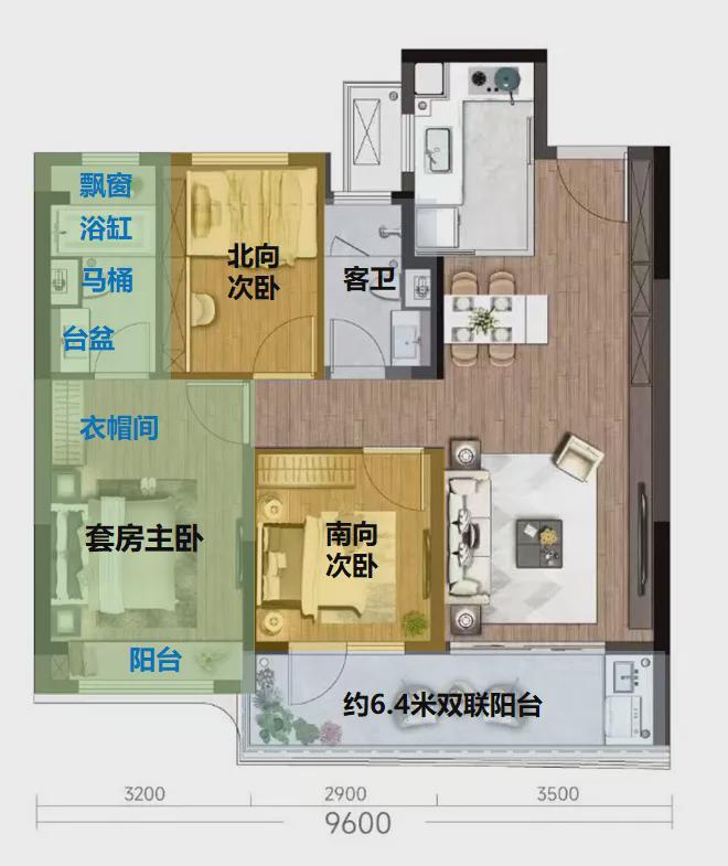 熙和平江雅园来破局了！总价320万起一步进阶姑苏核心精装3房(图3)