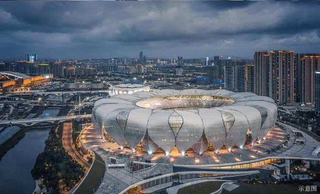 ！杭州珹曜云府售楼处：一站瞰亚运建造10幢住宅精装标准