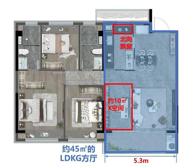 【大室所趋】110-120㎡普宅改善户型产品趋势(图3)