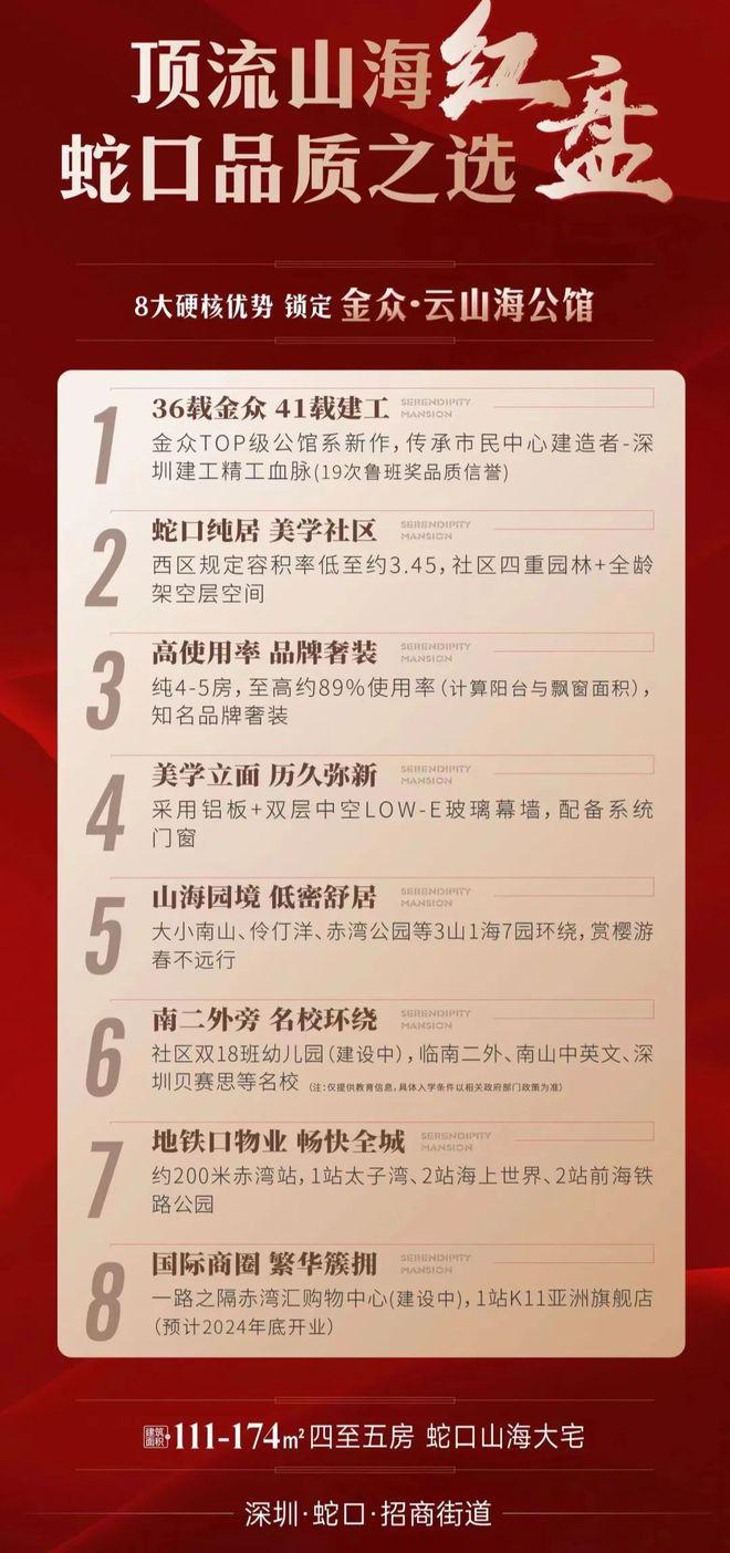2024公告!金众云山海公馆怎么样值得买吗？楼盘解析一文读懂(图7)
