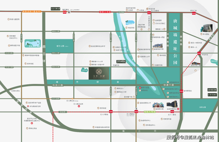 西安2024年金泰和樾▁样板间图▁小区配套▁装修效果图▁小区配套(图3)