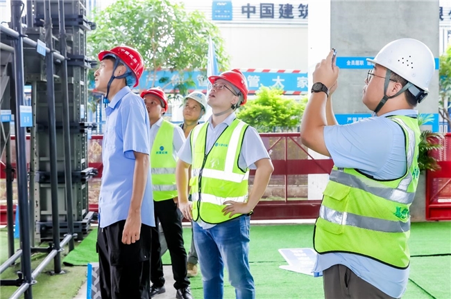 深铁前海国际枢纽中心项目承办2024年深圳市房屋建筑及市政工程“质量月”现场观摩活动