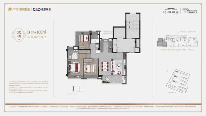 保利建发璟玥府(上海嘉定)-2024楼盘评测_保利建发璟玥府配套户型(图7)