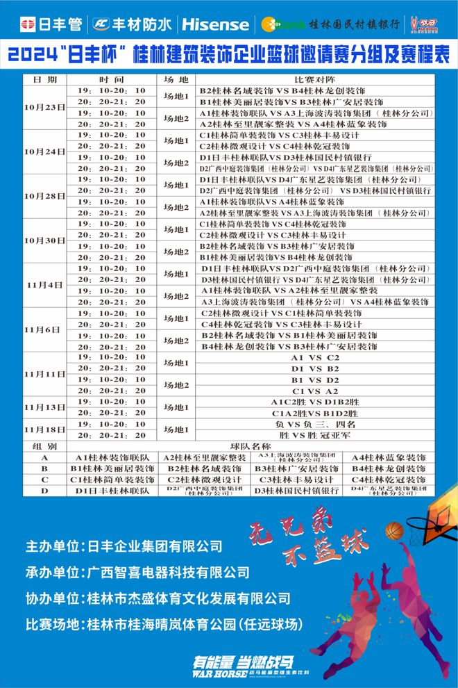 2024“日丰杯”桂林建筑装饰企业篮球邀请赛正式拉开帷幕(图2)
