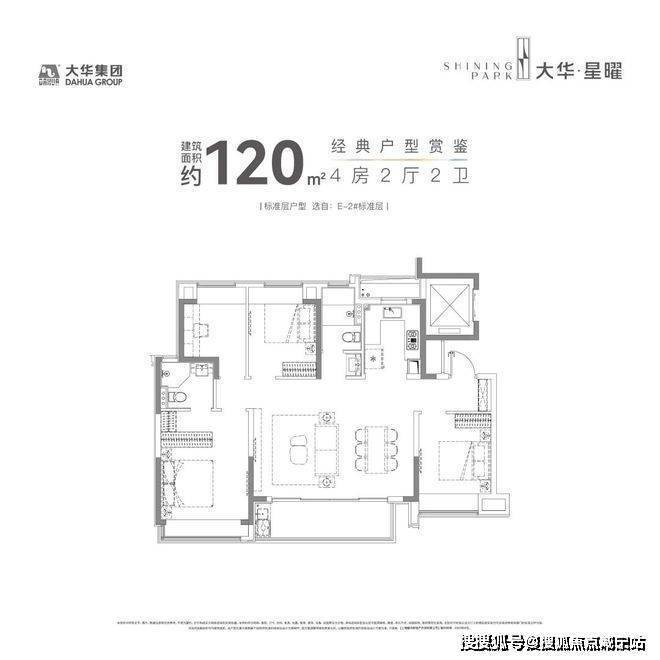 大华星曜(大华星曜)2024年户型详情-交付精装修-容积率-区域环境(图7)