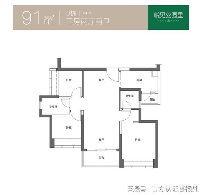 2024发布：宏发悦见公园里79折优惠总价297万起买精装三房(图6)