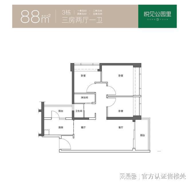2024发布：宏发悦见公园里79折优惠总价297万起买精装三房(图5)