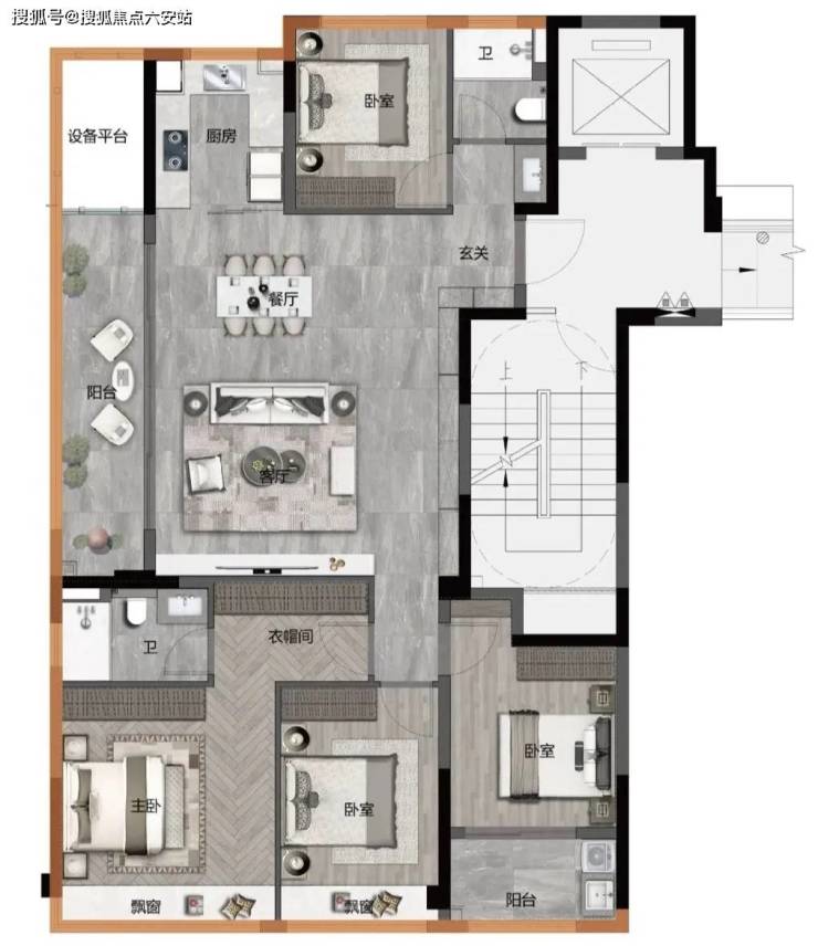 中建八局一建取得建筑装饰物料转运装置专利能使装置顺利通过狭窄地段(图13)