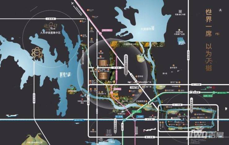 兴港和昌湖畔天樾新房周边配套-价格(图1)