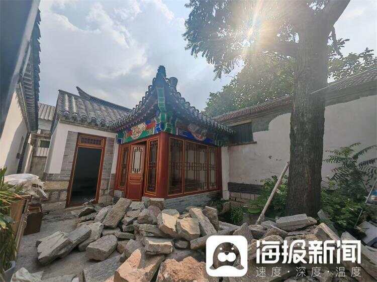 济南400年四合院3500万起拍为了卖个好价钱正在装修(图2)