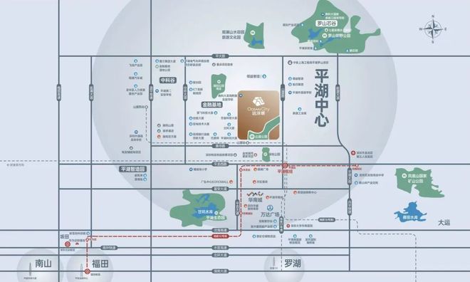 深圳龙岗平湖：远洋城首付99万95%实用率+多飘窗+双面宽阳台(图9)