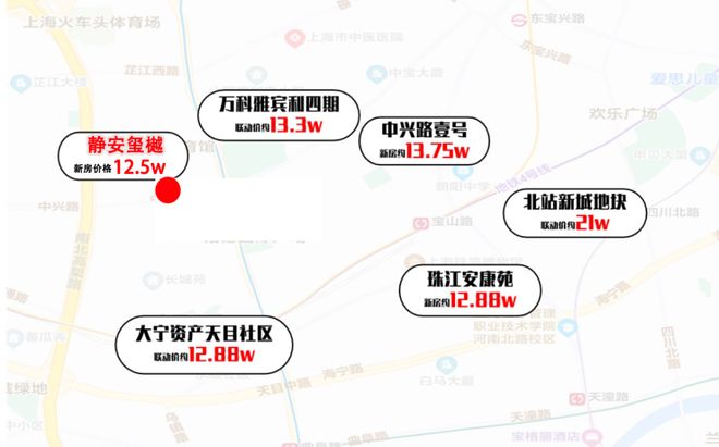 千万级上车内环的藏品！静安玺樾正在热销中！建面约94-165㎡！(图3)