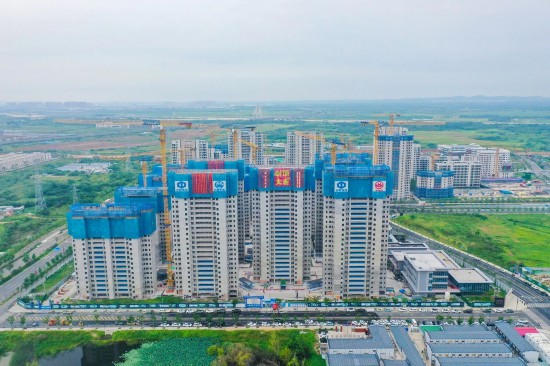 合肥首个配售型保障性住房主体结构封顶(图1)