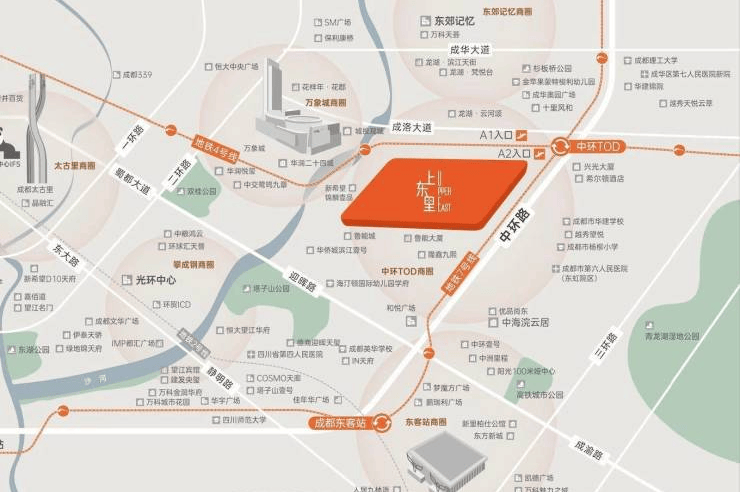 成都上东里售楼部电线号线槐树店站_在售高性价比公寓_上东里在售户型解析最新成交价更新11月限优惠活动(图2)