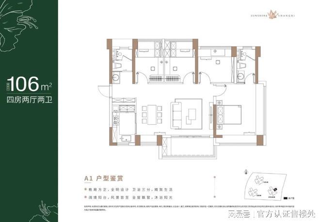 龙岗阳光香格里最新消息：住宅单价与折后价格户型总价明细(图3)