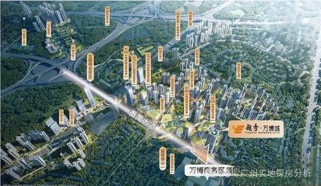 越秀万博和臻售楼处电线小时电线广州楼市热点(图9)