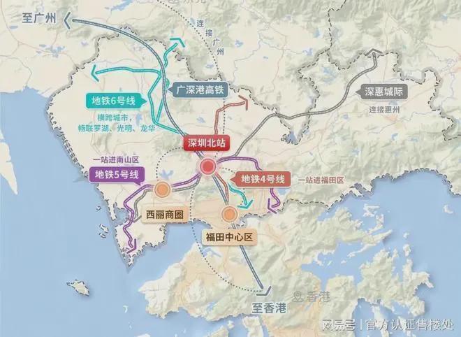 这是龙华北站收官级王炸新盘——中洲迎玺三期紧邻深圳北站枢纽(图11)