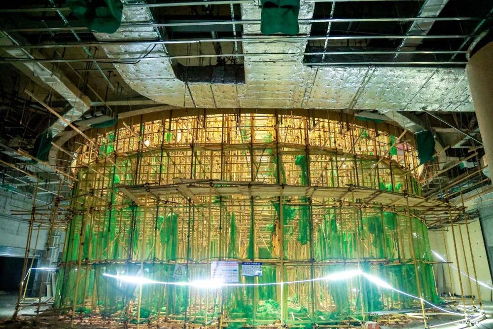 精河县文体中心、文博中心建设进入收官冲刺阶段