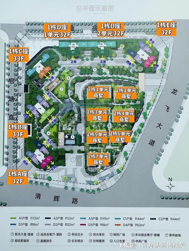 深圳美域蓝湾花园项目电话？位置怎么样美域蓝湾花园户型图(图4)