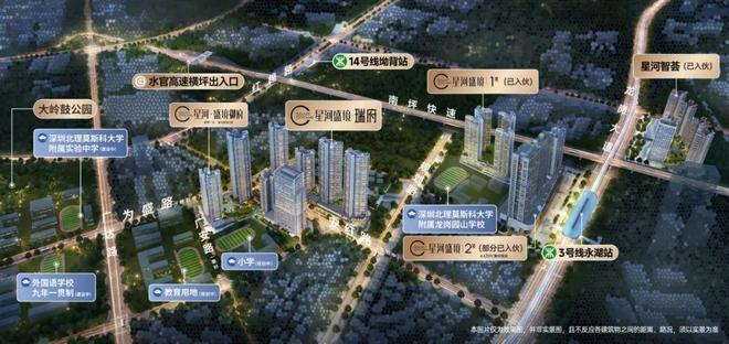 龙岗横岗TOP红盘【星河盛境瑞府】建约94−144㎡臻装3(图8)